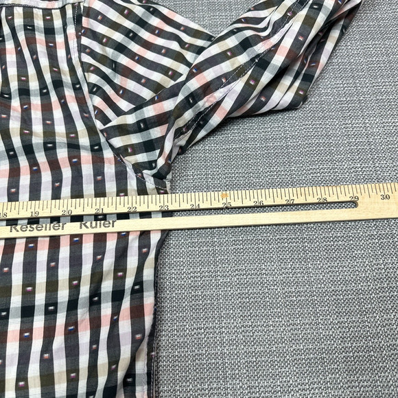 Tommy Bahama Shirt Mens Large Island Crafted Button Up Striped Flip Cuff - Picture 11 of 13